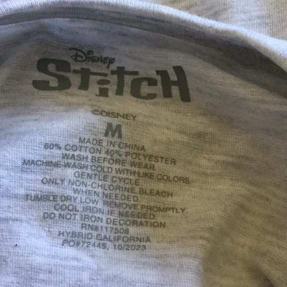 Disney Stitch Reversible Sequins Gray T-Shirt - Picture 4 of 4